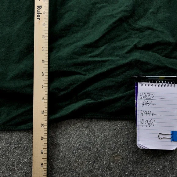 LL Bean Shirt Mens XL Green Regular Fit Button Up Thick Casual Flannel - Picture 8 of 8